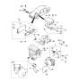 Diagram for Kia Sephia Oil Pressure Switch - 0K90118501