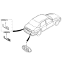 Diagram for 2001 Kia Sephia Emblem - 0K2AA51735
