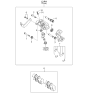 Diagram for 1997 Kia Sephia Brake Caliper - 0K2A349980