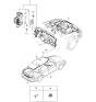 Diagram for 1998 Kia Sephia Fuse Box - 0K2A366730