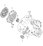 Diagram for 1998 Kia Sephia Clutch Disc - 0K04R16460