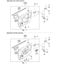 Diagram for Kia Sephia Weather Strip - 0K2A159821