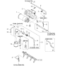 Diagram for 1999 Kia Sephia EGR Vacuum Solenoid - 0K01C18741