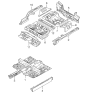 Diagram for 2003 Kia Spectra Floor Pan - 0K2AA53730A