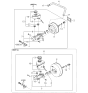 Diagram for Kia Sephia Brake Booster - 0K2A543950