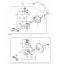 Diagram for 1999 Kia Sephia Brake Fluid Level Sensor - 0K2A149540