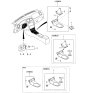 Diagram for Kia Spectra Ashtray - 0K2A16461002