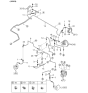 Diagram for 2000 Kia Sephia Brake Line - 0K2N243980