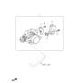 Diagram for 2001 Kia Sephia Throttle Body - 0K2AA13640