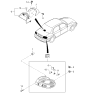 Diagram for 2001 Kia Sephia Tail Light - 0K2AA51150