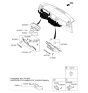 Diagram for Kia Cadenza Ignition Switch - 95430F6500