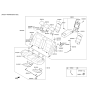 Diagram for 2018 Kia Cadenza Armrest - 89900F6000YFA