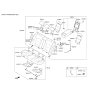 Diagram for 2018 Kia Cadenza Seat Cushion - 89100F6000YFA