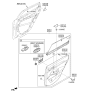 Diagram for 2017 Kia Cadenza Door Handle - 83610F6000SA1