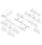 Diagram for 2019 Kia Cadenza Axle Shaft - 49501F6150
