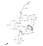Diagram for Kia Cadenza Oil Cooler Hose - 25421F6500