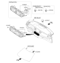 Diagram for Kia Cadenza A/C Switch - 97250F6880