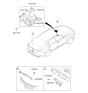 Diagram for 2019 Kia Cadenza Antenna - 95420F6100