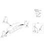 Diagram for 2018 Kia Cadenza Door Lock Cylinder - 81970F6B00