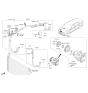 Diagram for Kia Cadenza A/C Hose - 97775F6150