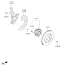 Diagram for 2020 Kia Cadenza Steering Knuckle - 51710F6000