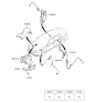 Diagram for 2019 Kia Cadenza ABS Sensor - 59830F6000