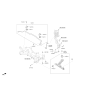 Diagram for Kia Cadenza Control Arm Bushing - 54584F6000