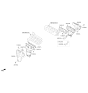 Diagram for 2019 Kia Sedona Exhaust Manifold Gasket - 285213C712