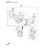 Diagram for Kia Cadenza Brake Pad Set - 58101F6A20