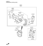 Diagram for 2017 Kia Cadenza Brake Pad Set - 58101F6A20