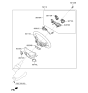 Diagram for Kia Cadenza Steering Wheel - 56110F6000WK