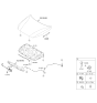 Diagram for Kia Cadenza Lift Support - 81161F6000