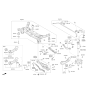 Diagram for Kia Cadenza Crossmember Bushing - 55460F6100