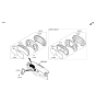 Diagram for 2018 Kia Cadenza Speedometer - 94001F6050