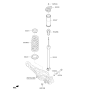 Diagram for 2016 Kia Optima Hybrid Shock And Strut Mount - 55330E6100