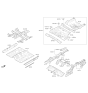 Diagram for Kia Cadenza Floor Pan - 65110F6001