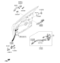 Diagram for 2017 Kia Cadenza Door Handle - 82651F6100