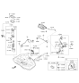 Diagram for Kia Cadenza Fuel Filler Neck - 31030F6500