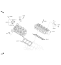 Diagram for Kia Sorento Cylinder Head Gasket - 223113L100