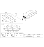 Diagram for 2019 Kia Cadenza Emblem - 86310F6100