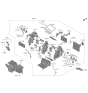 Diagram for 2016 Kia Sportage Blend Door Actuator - 971543Z000