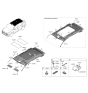 Diagram for 2023 Kia Sportage Sun Visor - 85210P1800GYT