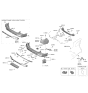 Diagram for 2024 Kia Sportage Bumper Reflector - 92406P1000