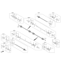 Diagram for 2024 Kia Sportage CV Joint - 496L1N7000