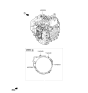 Diagram for 2024 Kia Sportage Transmission Assembly - 450003D430