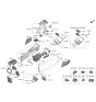 Diagram for Kia Sportage Ignition Switch - 93502P1000