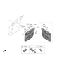 Diagram for 2024 Kia Sportage Door Handle - 82610P1000QC1