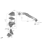 Diagram for 2024 Kia Sportage Air Duct - 28130P0400