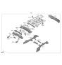 Diagram for 2024 Kia Sportage Floor Pan - 65500CH000