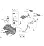 Diagram for Kia Sportage Fuel Level Sensor - 31130P0000